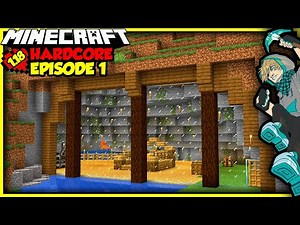 Epic Cave Starter House in Hardcore Minecraft | Episode 1 (1.18 Let's Play)