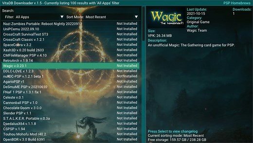 VitaDB Downloader updates add libshacccg.suprx autoinstall, and PSP Homebrew support - Wololo.net
