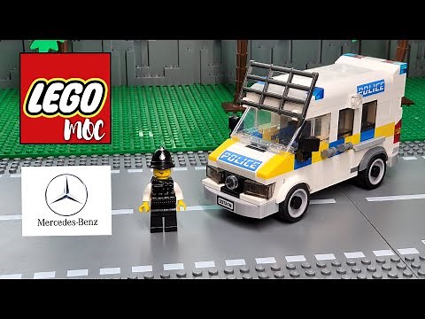 LEGO City Mercedes UK Police Van MOC#29