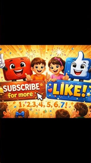 🥷🔢 Ninja Numbers – Count 1 to 7!#cartoon