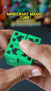 256K views · 1.1K reactions | 3D-Printed Minecraft Creeper Fidget Cube. File: Makerworld ️Printer: @bambulab_official A1 AMS Filament: @bambulab_official PLA Green, Black. #asmr #3dprint #3dprinting #3dprinted #bambuseful #videooftheday #minecraft #creeper #fidget #cube | Printsculptors | Facebook