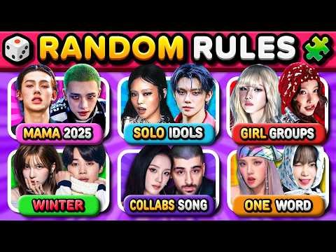 SAVE ONE KPOP SONG: Kpop Random Rule (6 Songs Challenge) | Kpop Quiz 2026