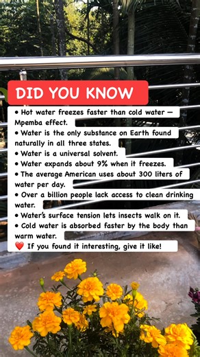 Water Facts That Will Shock You 💧😲 #waterfacts #science #fblifestyle | Learners