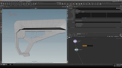 Hard surface modeling in Houdini tutorial