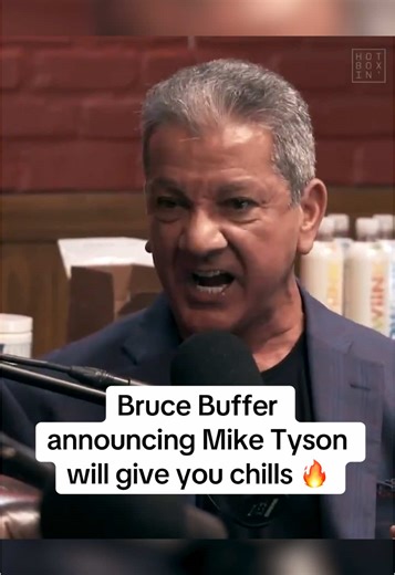 Mike Tyson's Incredible Reaction to Bruce Buffer's Announcement