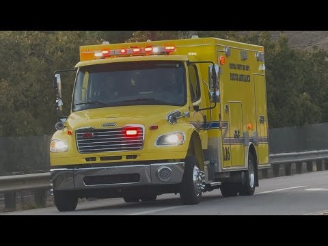 Ventura County Fire Department Rescue Ambulance 126 ( Reserve ) Responding Code 3