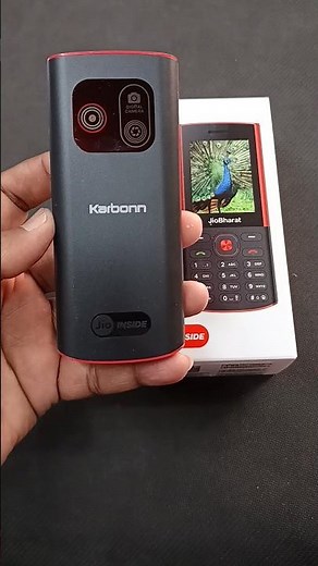 Jio Bharat A1 4G By Karbonn📲#jio #bharat #keypadmobile #keypadphone #karbonn #unboxing #shorts #tech