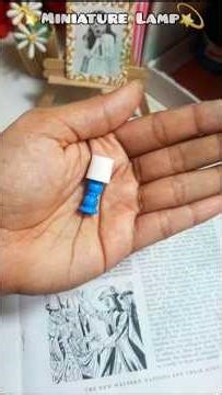 Miniature Lamp Craft Idea 💫 #shorts #miniature #diy #craft #tiny