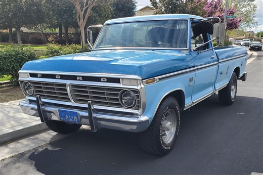 No Reserve: 1973 Ford F-250 Ranger Camper Special