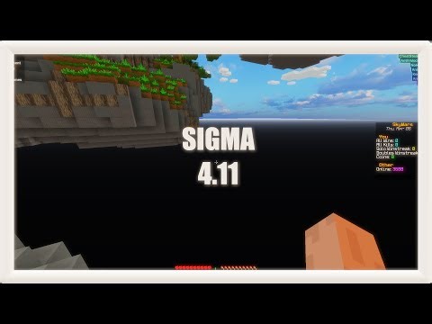 ( Sigma 4.11) Hacking on Blocksmc with legend client ( Config release )❗