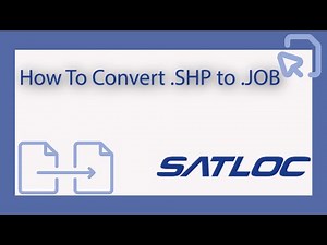 How To Convert SHP to JOB in Satloc MapStar