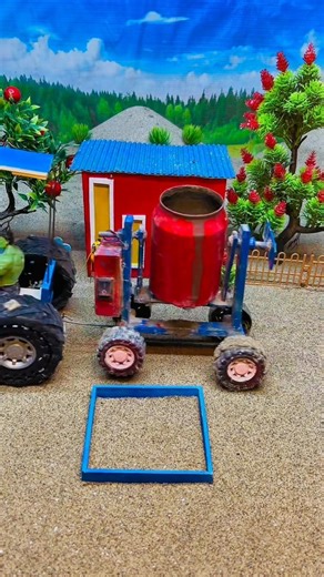 diy construction mini piller making project | mini tractor video #youtubeshorts #ytshorts