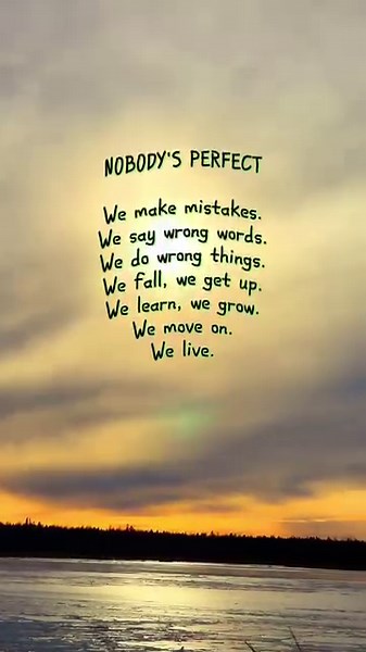 300K views · 15K reactions | Nobody's perfect. #motivationalquotes #lifequotes #viralvideo #quotes #FacebookPage #selflove #selfcare #quotesaboutlife #viral #clouds #Respect #sky Title: My Hope Has Come Artist: Daria Novo Link: https://www.facebook.com/sound/collection/?sound_collection_tab=sound_tracks&asset_id=210114202046569&reference=artist_attr | Quotes and Notes | Facebook