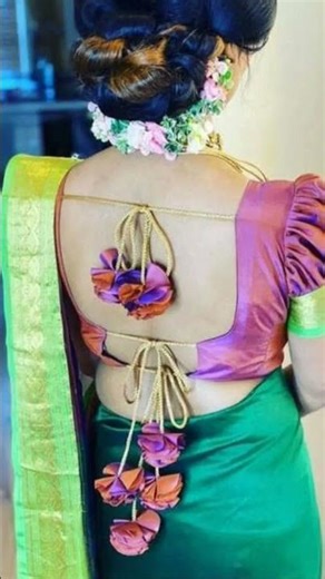 🎉Top trending and stylish🔥 back neck blouse designs #sohrts #blousepiece #heavywork