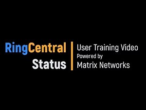 RingCentral Status | Training Video