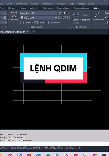 Hướng Dẫn Sử Dụng Lệnh QDIM Trong AutoCAD - Đo Kích Thước Nhanh Như Chớp!#revit_cad_hub #autocad #autocadtutorial #QDIM