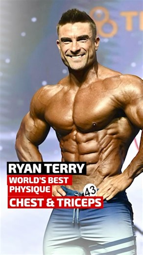 14K views · 321 reactions | In our brand new YouTube video, Ryan Terry, the reigning Mr. Olympia, shares his intense chest and triceps workout as he prepares to defend his title. Get pro tips on building a world-class physique and the mindset required to become a champion. | Fit Media Channel | Facebook