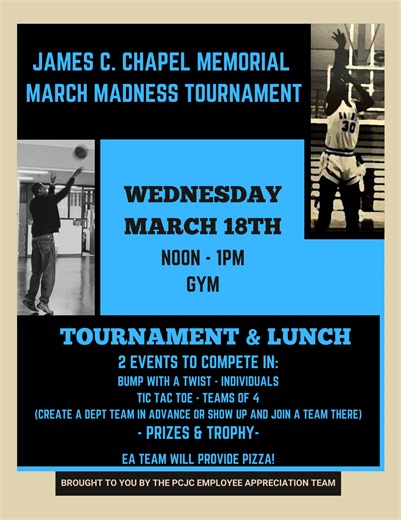 James C Chapel Memorial March Madness Promo1