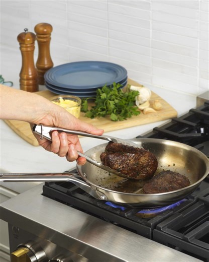 3K views | Say hello to Stainless Steel Cookware! Available now at Target! Made without PFAS, crafted for high-heat cooking, and designed to move effortlessly from stovetop to oven. Durable enough for everyday use, and polished enough for a lifetime of meals you’ll be proud of. Shine that lasts. Performance that shows up. | GoodCook | Facebook