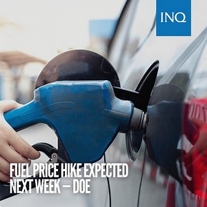 1.3K views · 42 reactions | Fuel prices are expected to increase anew next week due to an increase in demand, the Department of Energy said Friday. Read more: https://inq.news/FuelPriceHike | INQUIRER.net | Facebook