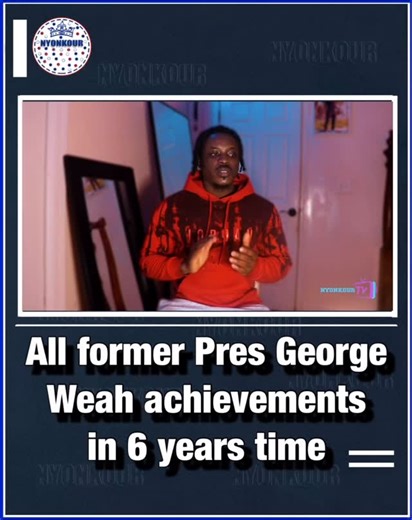 One year ago, I produced a documentary outlining the key achievements of former President George Weah during his six years in office. The full video is available on YouTube (link in bio). I intend to create a similar documentary on the current administration. As of now, however, my research notes remain minimal. | Liberiancomedy