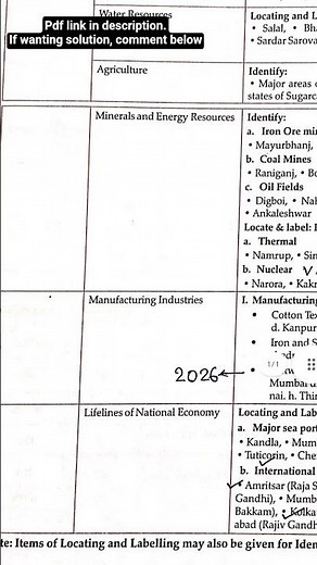 100% Guaranteed Map Work 😱 | Complete SST Map Work | Class 10 CBSE|| #cbse #viral #shorts