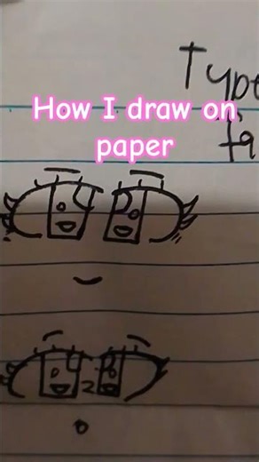 how I draw on the computer, on my phone and on the paper #drawtogether