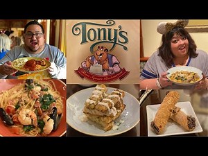 Tony's Town Square Restaurant | Dining Review (Old & NEW Menu) - Magic Kingdom, Disney World