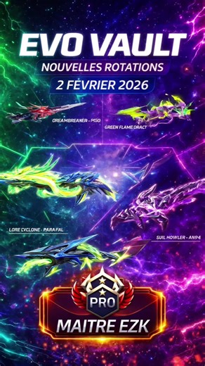 Nouvel Événement EVO VAULT arrive dans FreeFire #freefire #eventfreefire #evovault #maitreezk #videoviral @Garena Free Fire TR @Garena Free Fire EU @Free Fire Middle East & Africa @Garena Free Fire CIS @Free Fire Pakistan Official @Garena Free Fire TW 我要活下去