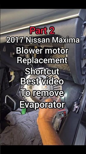 Blower motor replacement | Nissan Maxima | Best video