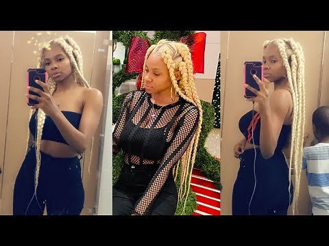 Platinum Blonde Jumbo Box Braids