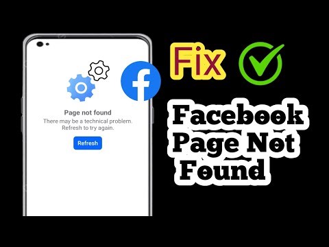 How To Fix Page Not Found Problem On Facebook ?.