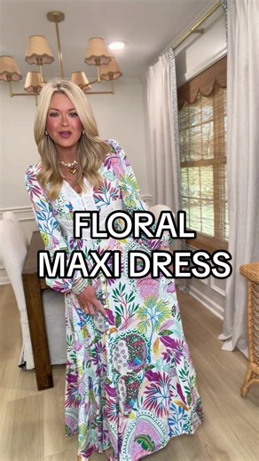 Stylish Modest Maxi Dress for Spring and Summer