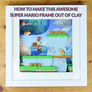 171K views · 4.2K reactions | Super Mario Bros in a frame!! *CLAY TUTORIAL* | ClayClaim | Facebook