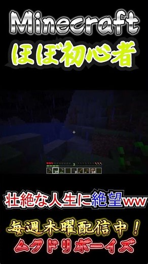 家無しは辛いよｗｗｗ #Minecraft