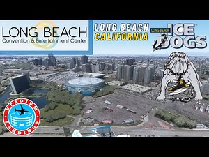Long Beach Arena - Microsoft Flight Simulator STADIUM LANDING!