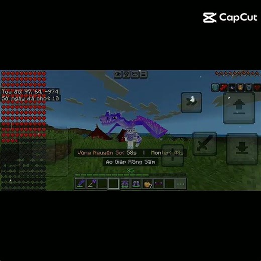 mod kỵ sĩ rồng V3 #minecraft