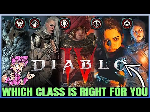 Diablo 4 - Which Class is Best to Choose? All 5 Classes Guide & Breakdown - Necromancer, Druid Etc!