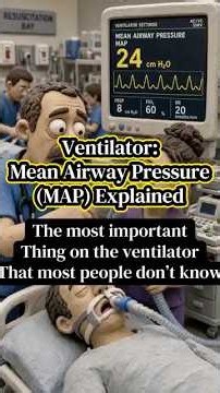 Mean Airway Pressure (MAP) on the Ventilator Explained | PEEP, Peak & Plateau