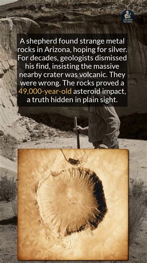 12 reactions | A shepherd found an asteroid impact crater that science denied for decades. #history #discovery #ancientdiscoveries | Ancient Records | Facebook