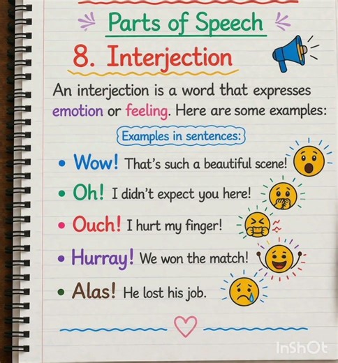 Parts of Speech | Interjection