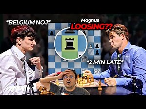 Magnus Carlsen arrives 2 minutes late to the game and you won't believe what happens next!