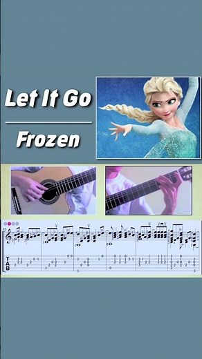 Let It Go / Frozen (Guitar) #shorts #letitgo #frozen