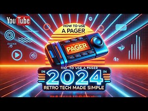 How to Use a Pager in 2024: Retro Tech Guide for Beginners!
