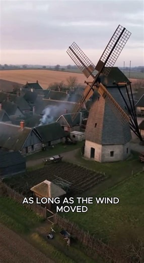 Windmills Ran Entire Towns #hiddenhistory #facts #historyshorts #history #technology