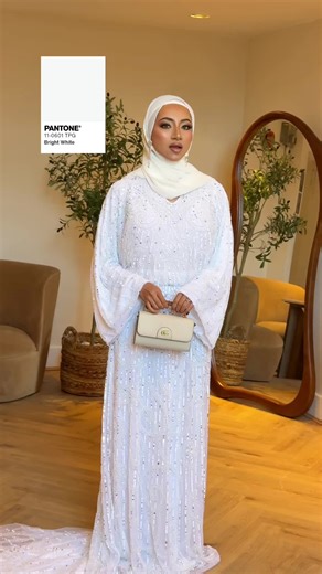 Our bestselling kimono dress now available in four colours #hijabidress #modestembellisheddress #hijabifashion #promdress