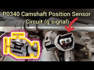P0340 camshaft position sensor circuit g signal #p0340 #toyota