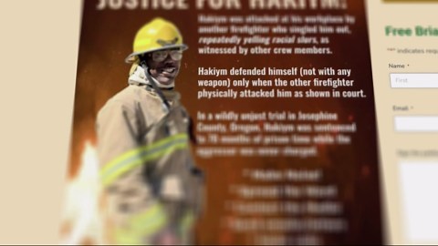 Supporters seek clemency for Oregon firefighter imprisoned after racial incident