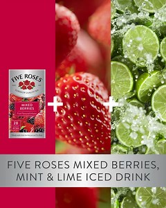 4.2K views · 71 reactions | A sip of refreshment. ️ Five Roses Mixed Berries Fruit Infusion – now iced, juicy, and bursting with berry flavour. Naturally caffeine-free. Naturally delicious. #SipFresh #BerryBrightDays #BrewChillSip #FiveRosesFruitInfusions #IcedTeaRefresh #SummerRefreshment #BrewChillSip #NobodyMakesBetterTeaThanYouAndFiveRoses | Five Roses Tea | Facebook