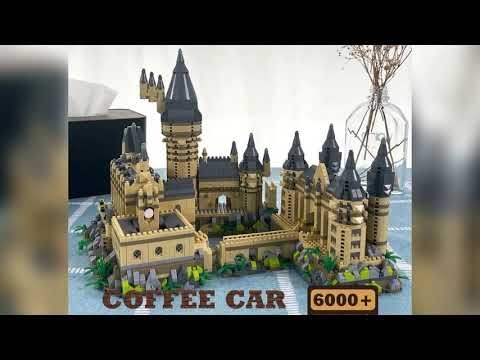 A must-have product #Creative Magic School Model Diamond Bricks Sets Medieval Castle MOC Building
